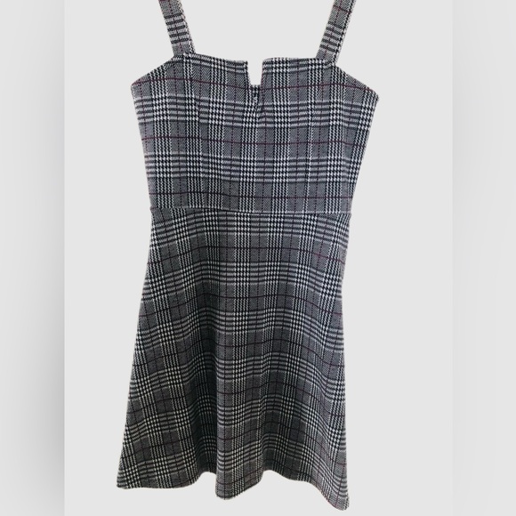 Aeropostale Seriously Soft Houndstooth Plaid Mini Dress - Picture 3 of 9